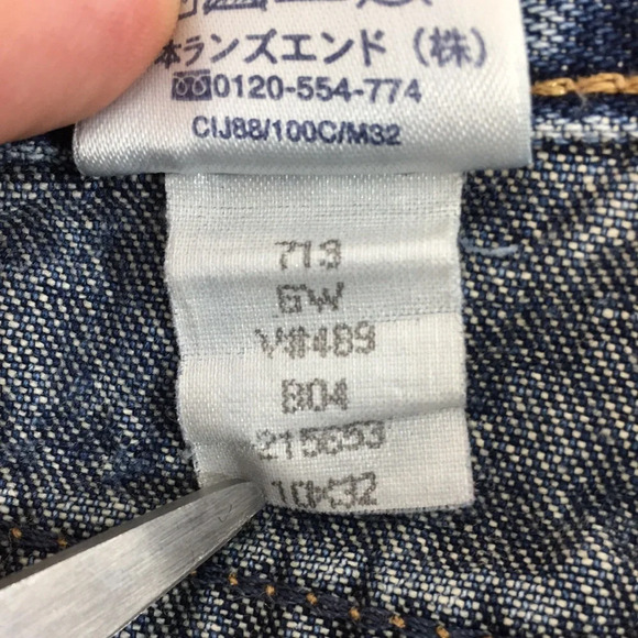 Lands End Mom Jeans Womens 10 Tapered Leg Medium Wash Cotton Denim - Picture 11 of 13